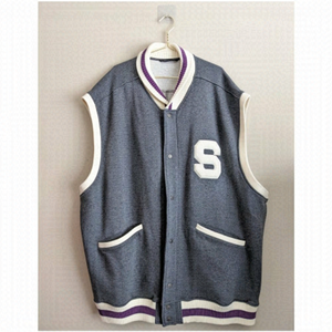Sean John Varsity fleece vest